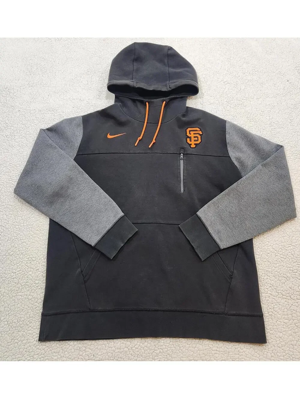 Vntg Nike San Francisco Giants Authentic Collection Performance Pullover Hoodie